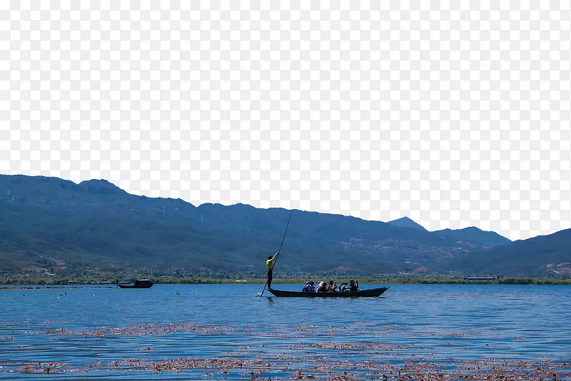 洱海渔民人
