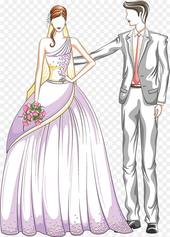 婚礼背景喷绘新人图案