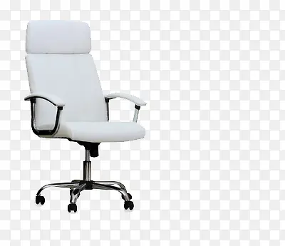 白色旋转椅子