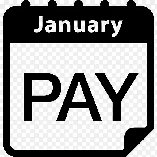 支付一月日历页提醒图标