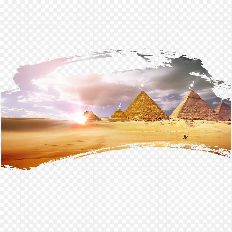 埃及非洲沙漠金字塔