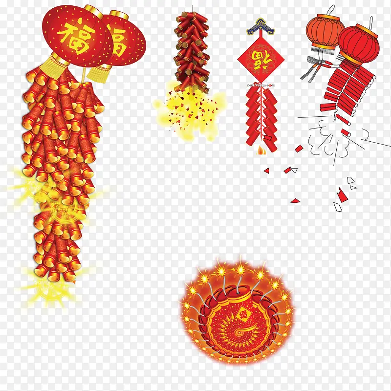 新春炮竹PNG图片素材下载_图片编号8511934-PNG素材网