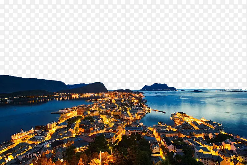 挪威著名峡湾风景图