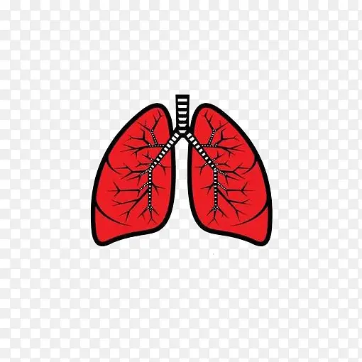 红色肺部