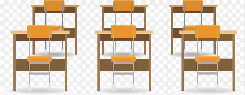 一个矢量教室座椅