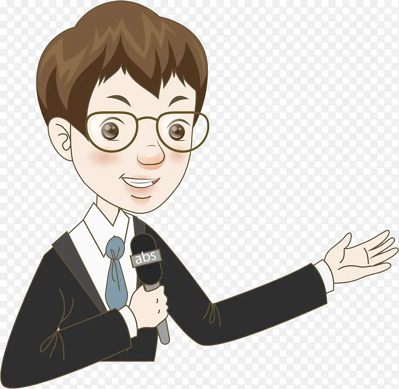 帅气的主持人PNG图片素材下载_图片编号8514646-PNG素材网