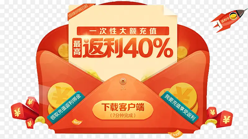 充值返利红包PNG图片素材下载_图片编号8516447-PNG素材网