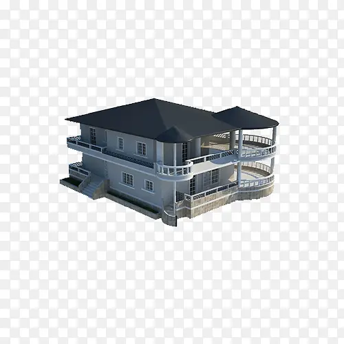 别墅建筑模型