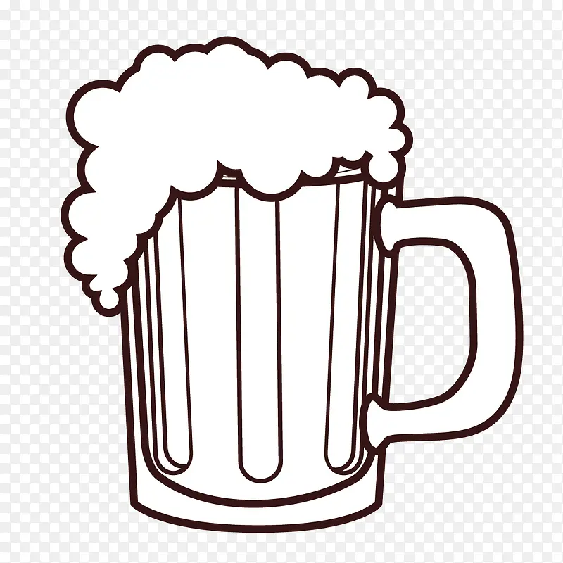 矢量啤酒杯