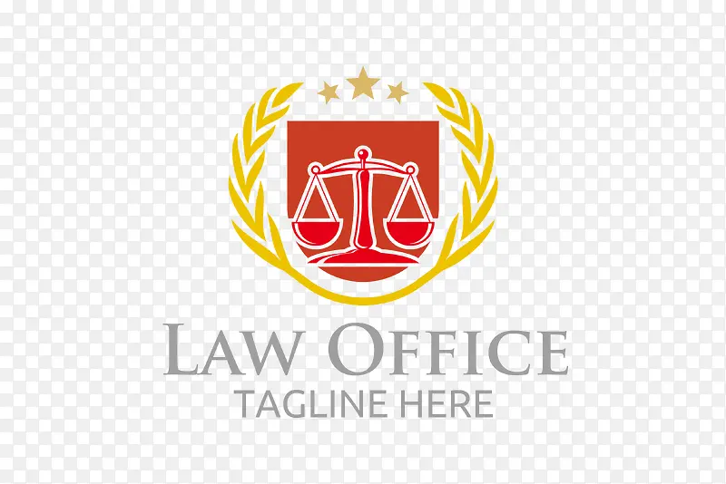 黄色麦穗法律logo