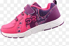 粉紫色春季女鞋运动鞋