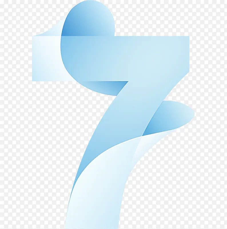 浅蓝数字7PNG图片素材下载_图片编号8524243-PNG素材网