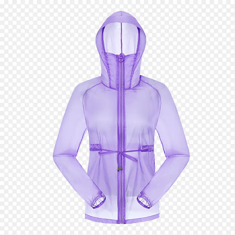 紫色防晒衣