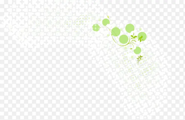 创意镂空网格状背景绿叶
