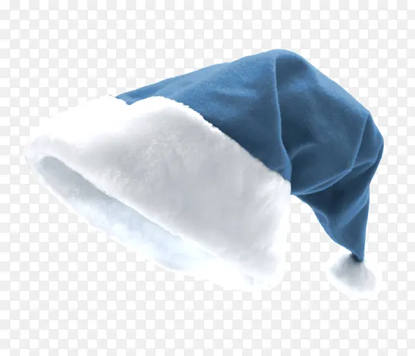 蓝色圣诞帽