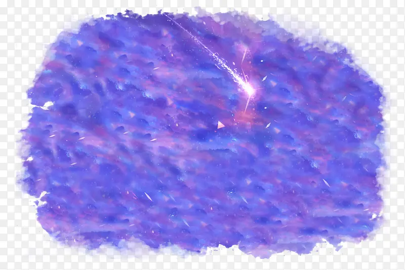 星空紫色的二次元天空