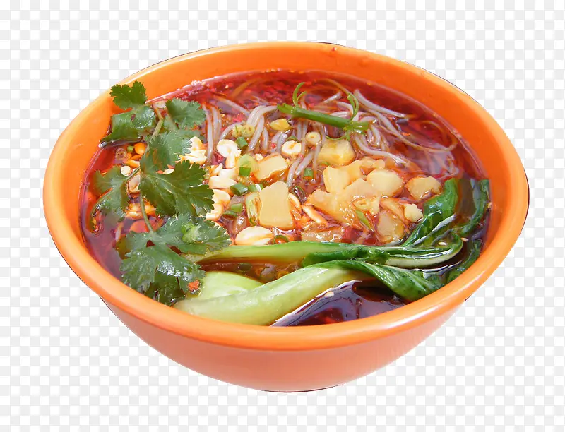 麻辣油菜酸辣粉