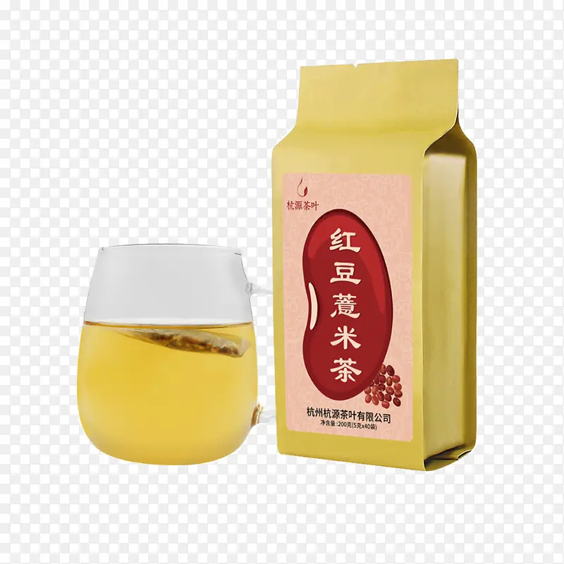 红豆薏米茶广告设计