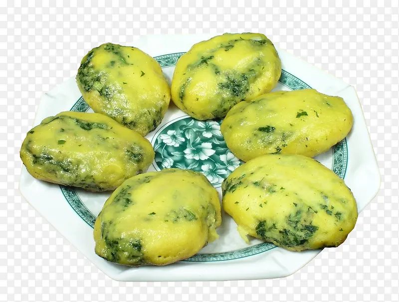 玉米面锅贴