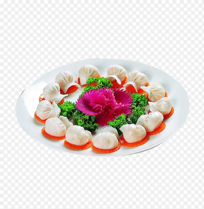 实物菜肴水晶虾饺