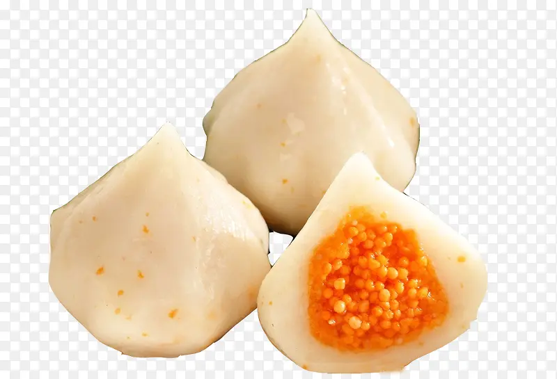 鲜黄鱼蛋水晶饺