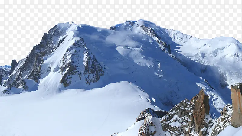 阿尔卑斯山勃朗峰雪山十六