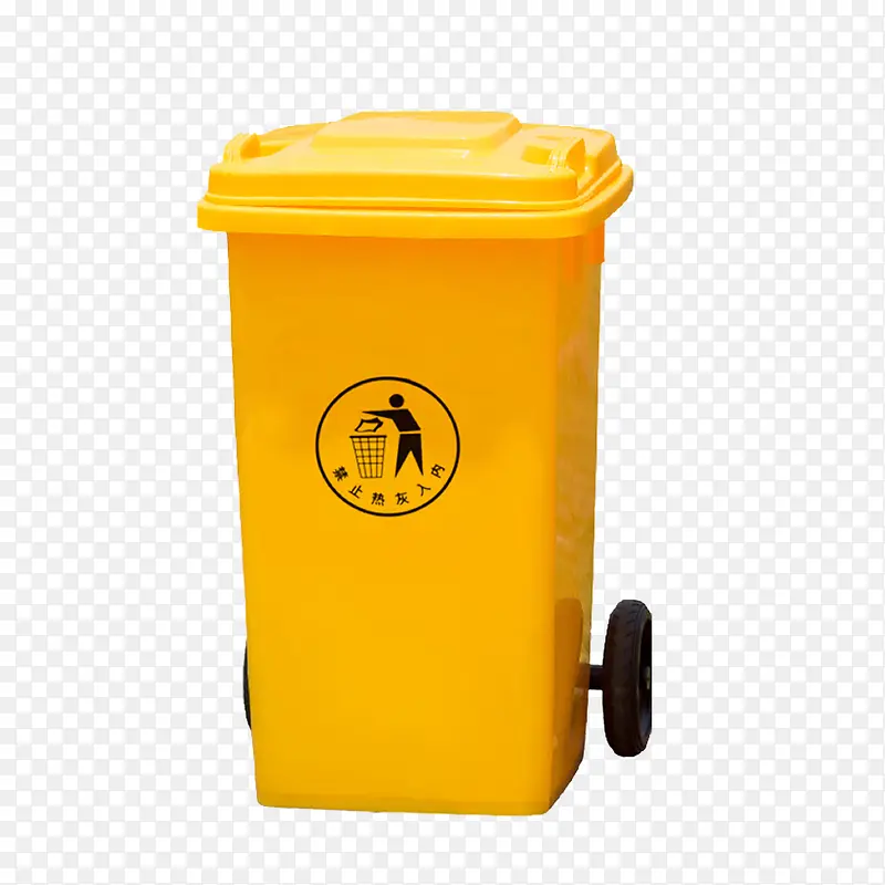 黄色环卫垃圾车设计