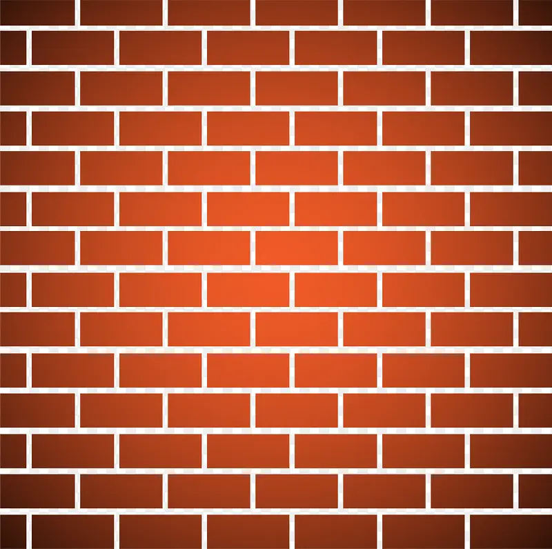 橙色简约砖墙