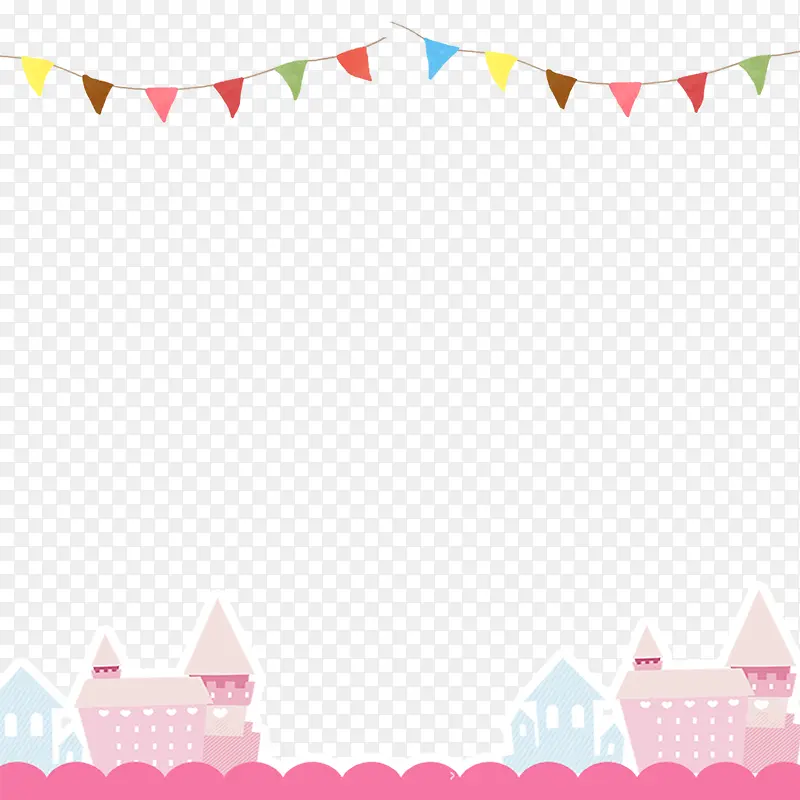 可爱风妇幼保健海报边框