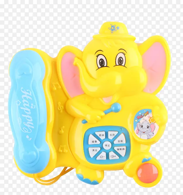 大象玩具电话素材