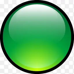 Aqua球绿色图标