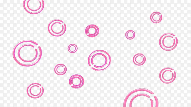 粉色荧光圆圈