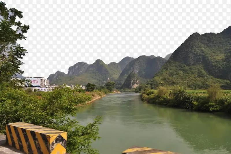 盘阳河风景图片