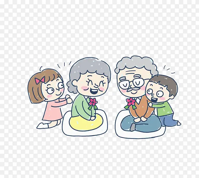 捶背的孩子PNG图片素材下载_图片编号8547347-PNG素材网