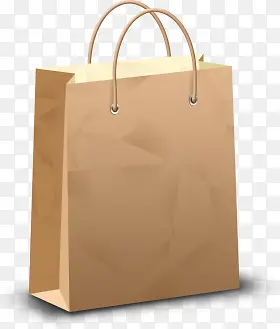 牛皮纸袋3d模型购物袋