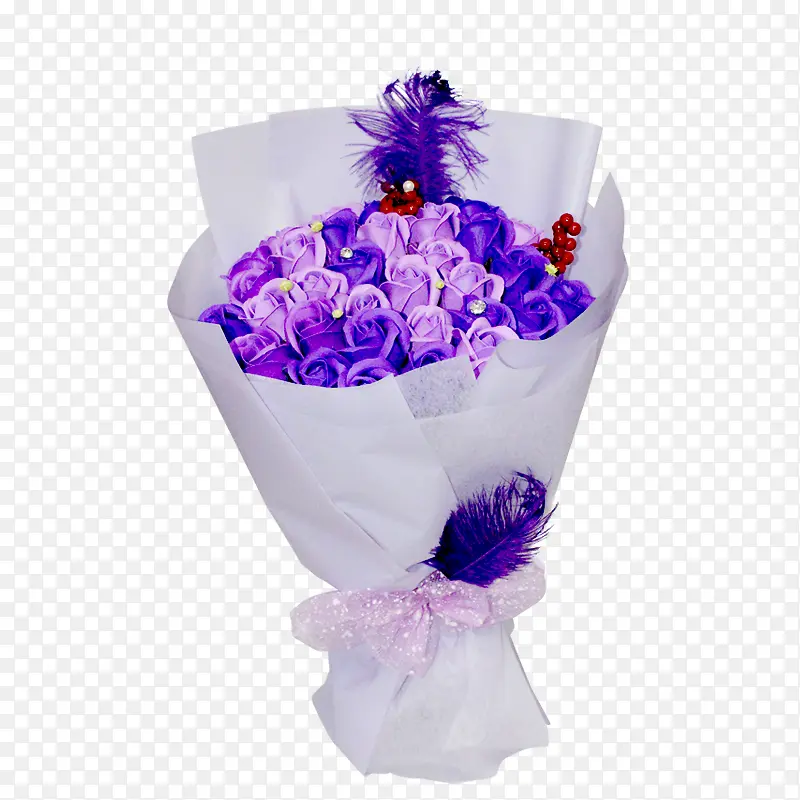 紫色香皂花