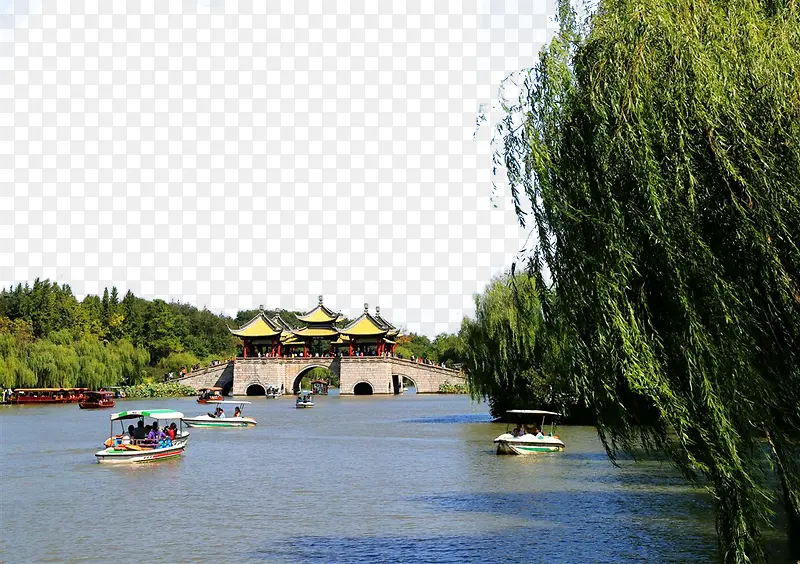 江苏瘦西湖风景图