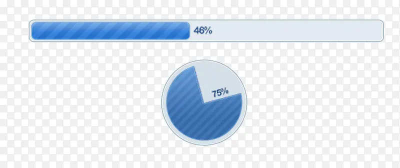 蓝色斜纹进度条