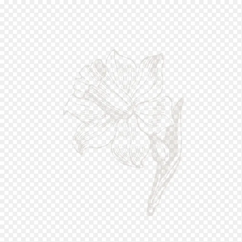 手绘素雅花朵PNG图片素材下载_图片编号8555107-PNG素材网