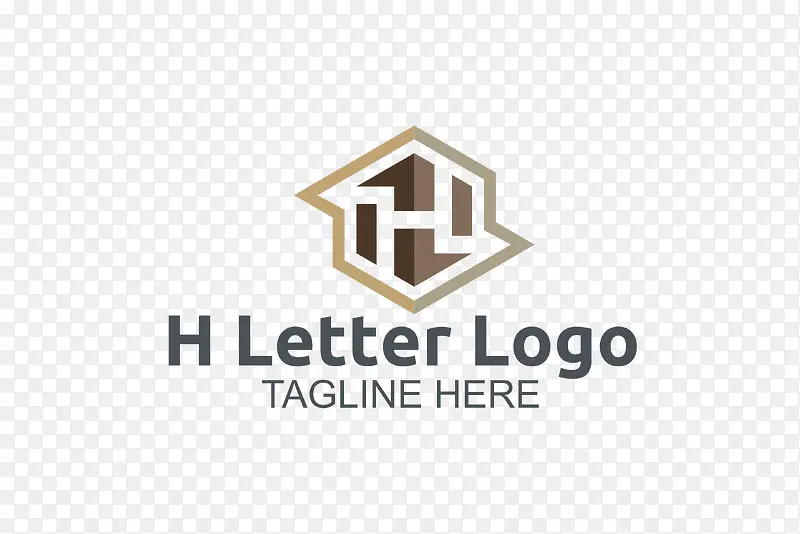 字母H的logo