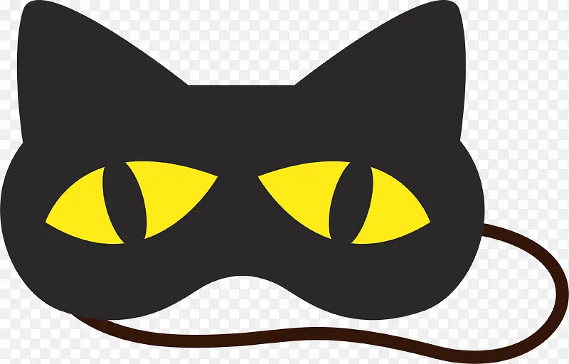 黑猫大眼睛样式眼罩