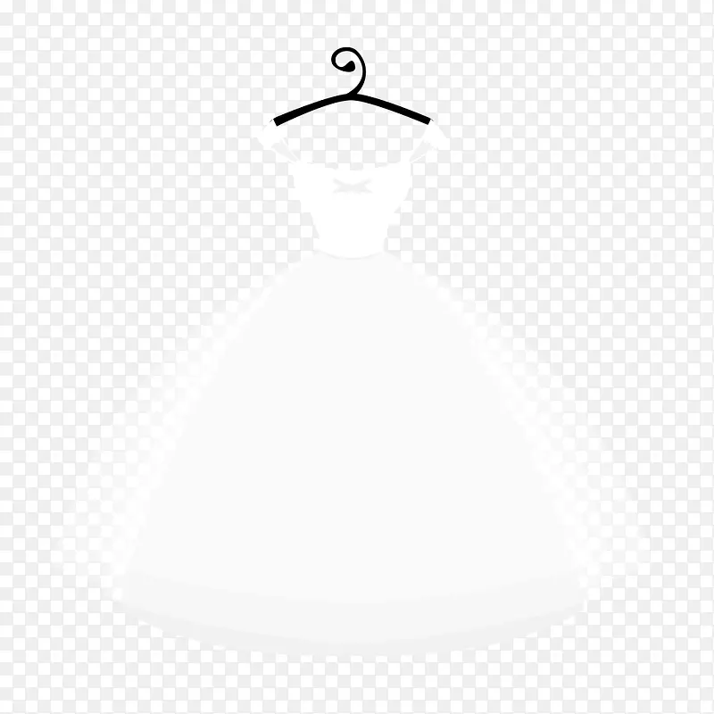 白色纯洁美丽婚纱