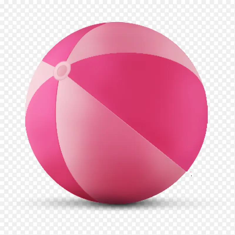 粉红色皮球