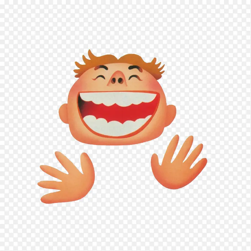 笑得夸张的大叔PNG图片素材下载_图片编号8564865-PNG素材网
