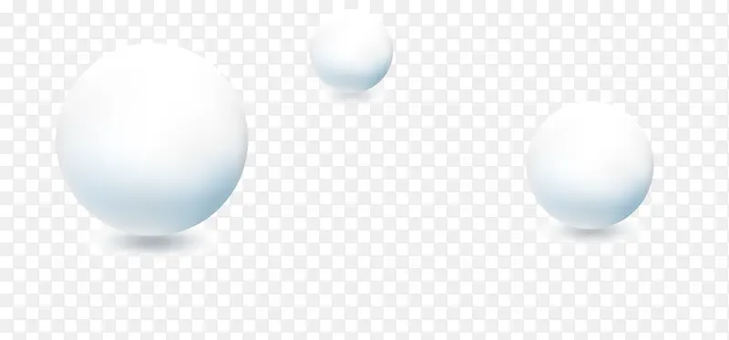 白色圆球