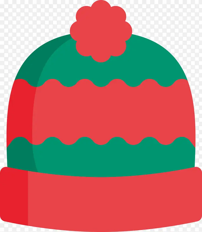 创意红色冬季帽子