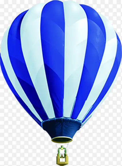蓝白热气球节日设计