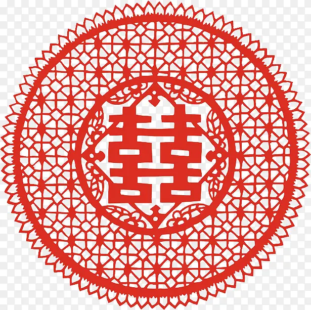 囍剪纸PNG图片素材下载_图片编号8566522-PNG素材网