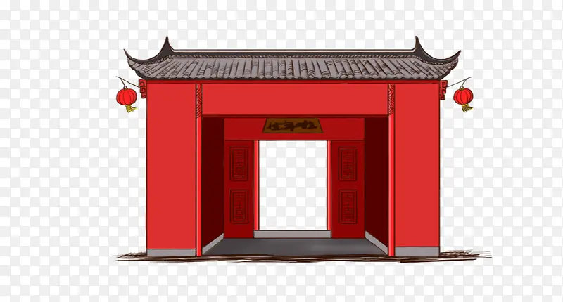 红色建筑房屋PNG图片素材下载_图片编号8566009-PNG素材网