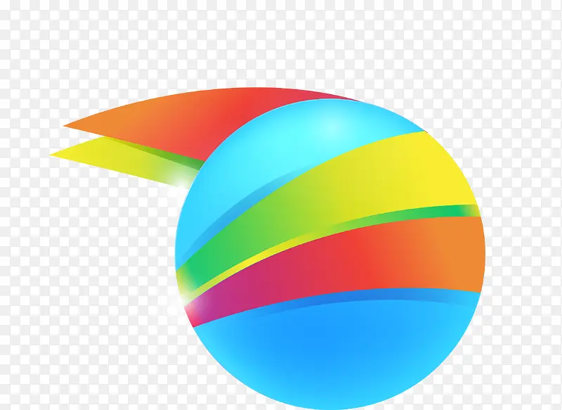 彩色圆球logo素材